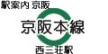 京阪本線 西三荘駅