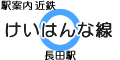 近鉄 けいはんな線 長田駅