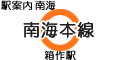 南海本線 箱作駅