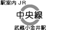 JR中央線 武蔵小金井駅